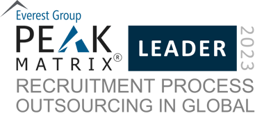 RPO in Global 2023 - PEAK Matrix Award Logo - Leader